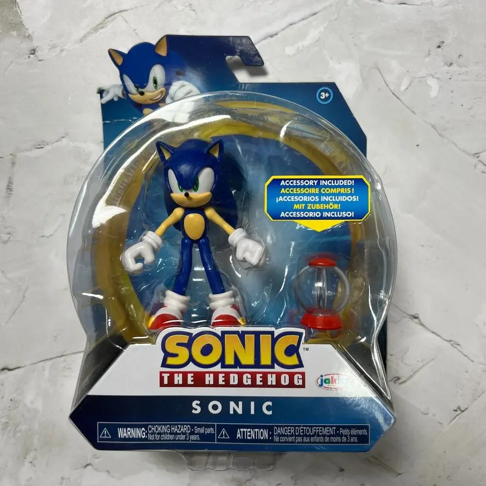 JAKKS Sonic the Hedgehog Action Figure with Invincible Item New